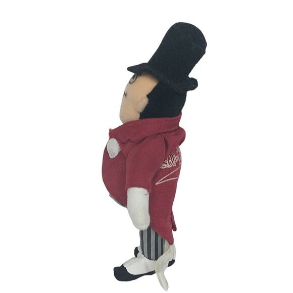 Dr Pepper Plush Bean Bag Man Top Hat Coat 8" - Picture 2 of 6